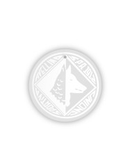 DECORAZIONE PLEXIGLASS LOGO BIANCO 8cm