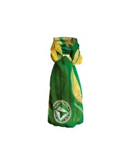 FOULARD VERDE E ORO