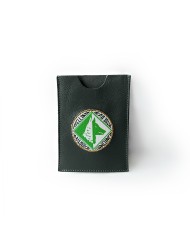 PORTACARTE NERO IN PELLE