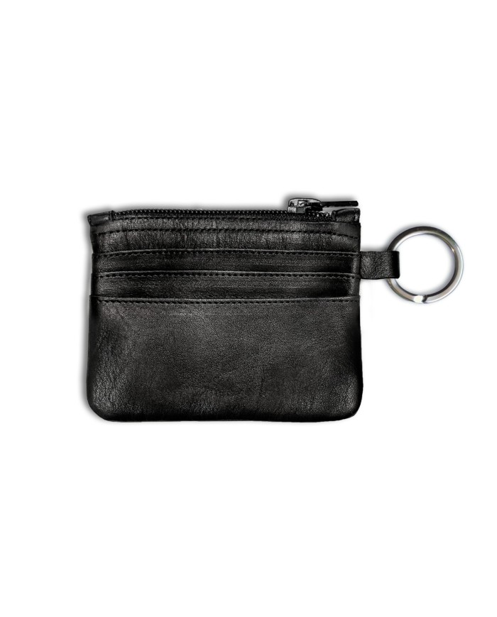 PORTAMONETE/PORTACARTE IN PELLE