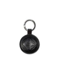 PORTACHIAVI IN PELLE NERO