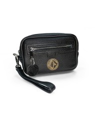 POCHETTE IN PELLE con portachiavi incluso