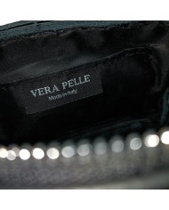 POCHETTE IN PELLE con portachiavi incluso