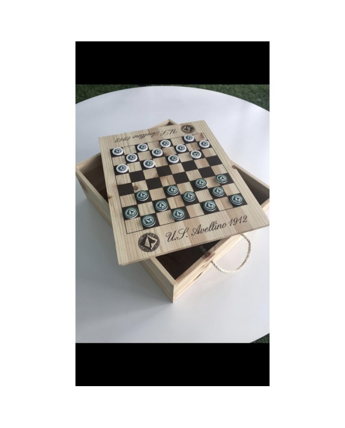 SCATOLA LEGNO + DAMA