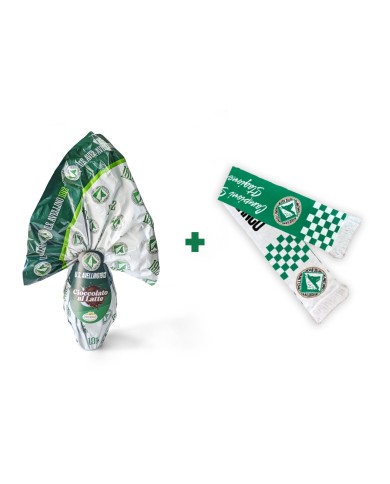 UOVO DI PASQUA AL LATTE + SCIARPA CON INTARSIO