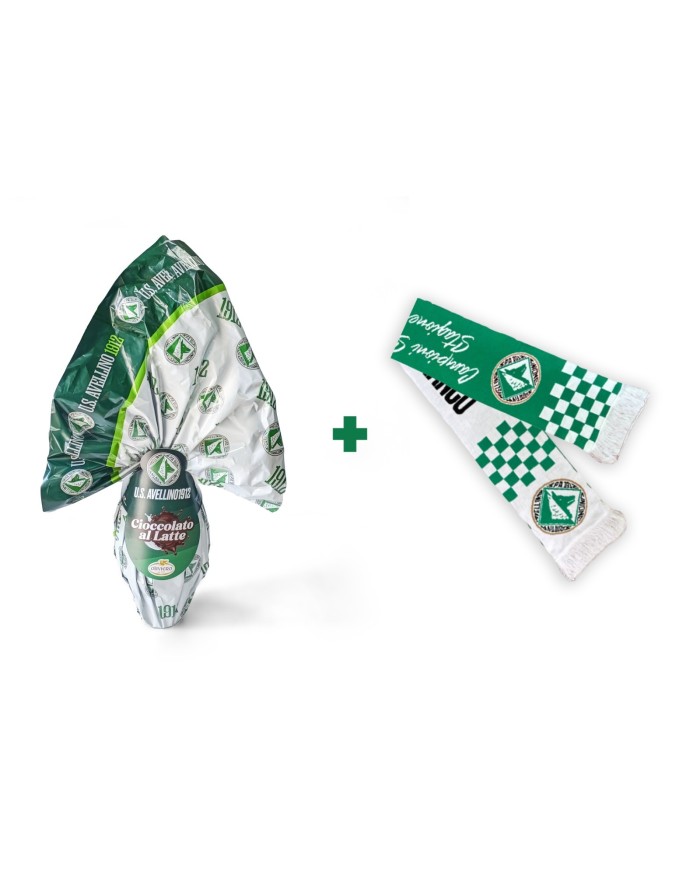 UOVO DI PASQUA AL LATTE + SCIARPA CON INTARSIO