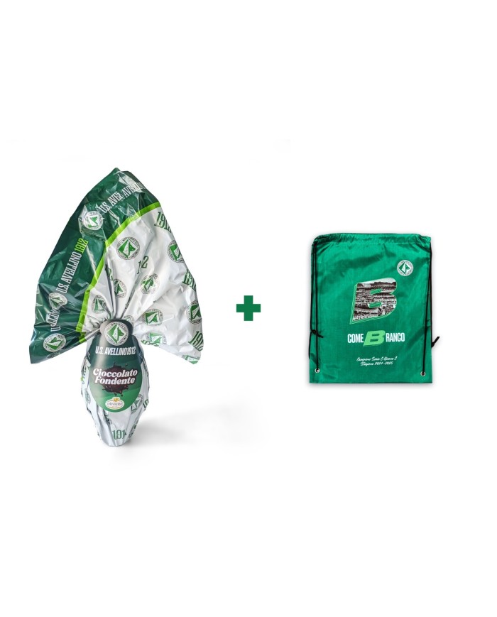 UOVO DI PASQUA FONDENTE + SACCA