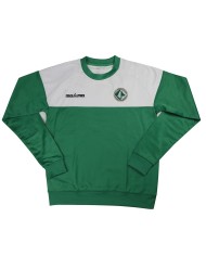 Felpa Allenamento Bambino B/Verde