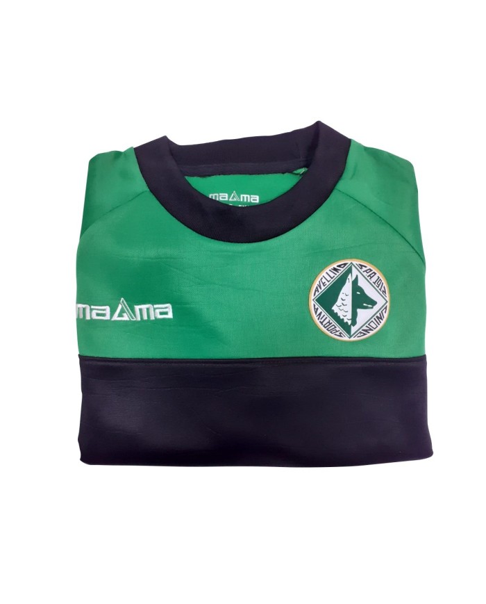 Felpa Allenamento Bambino Nero/Verde