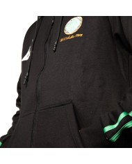 FELPA NERA CON RIGHE VERDI Bambino