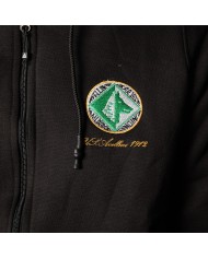 FELPA NERA CON RIGHE VERDI Bambino